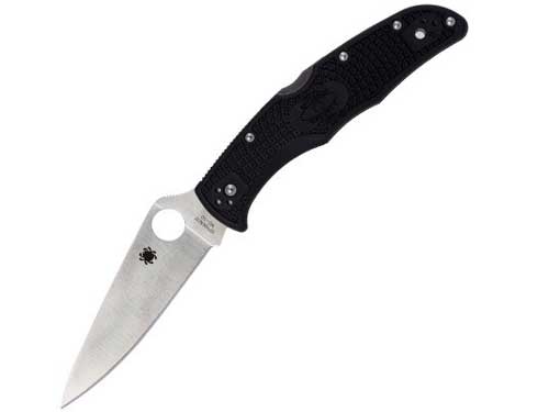 soorten slijpvormen - mes spyderco vlakke slijpvorm - knifestock