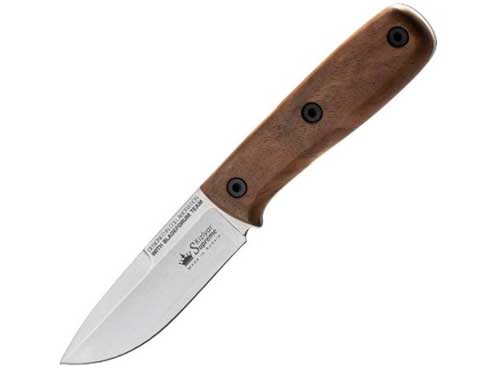 soorten slijpvormen - mes Kizlyar Supreme Colada holle slijpvorm - knifestock
