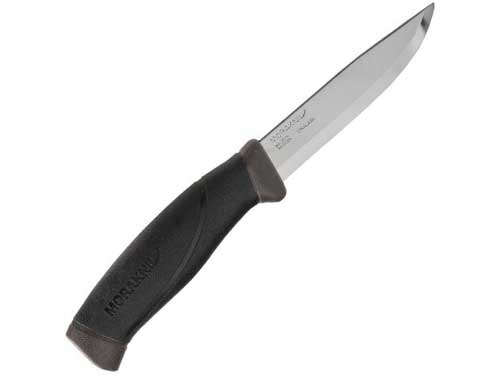 soorten slijpvormen - mes Morakniv Companion scandi slijpvorm - knifestock